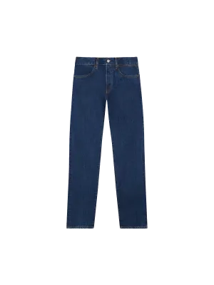 Womens Nettle Denim Straight Leg Jeans—mid wash