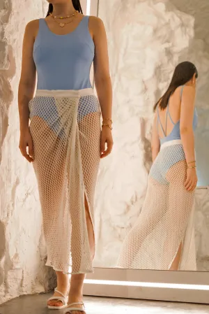 Wrap mesh Skirt