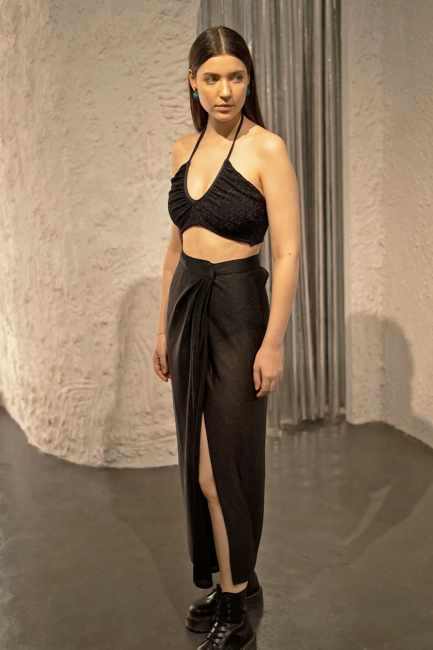 Wrap mesh Skirt